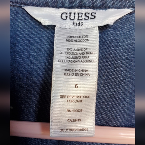 Girls Denim dress - Picture 4 of 4